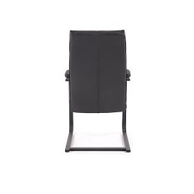 Scaun de birou ADRIANO SKID negru