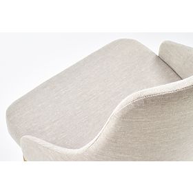 Scaun de masă TOLEDO - stejar miere/crem, Halmar