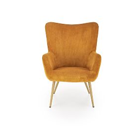 Scaun de relaxare AMARO - mustar, Halmar