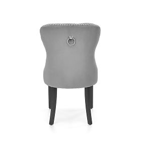Scaun MIYA negru / tapițerie: gri (1p=2buc)