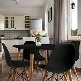 Scaun modern Paris DSW negru