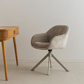 Scaun rotativ Kairo, bej, lectus