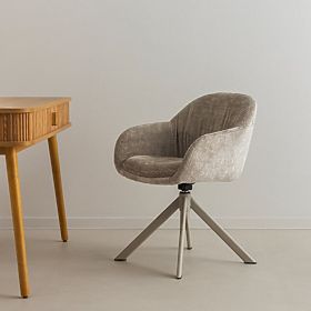 Scaun rotativ Kairo, bej, lectus