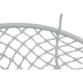 Scaun suspendat Cuib de barză LAGOS gri cu perne