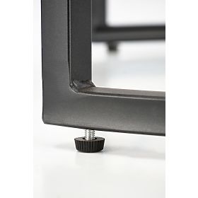 Set ALEXANDRA de 2 mese, marmură neagră / negru