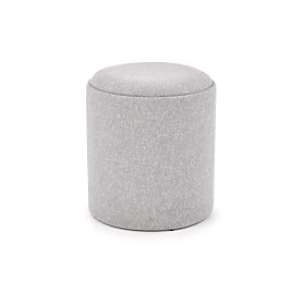 Set AVIKO de 2 pufuri, gri deschis