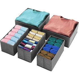Set de 6 organizatoare pentru sertare BRUCE