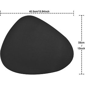 Set de 8 suporturi pentru masă TRIVAL BLACK