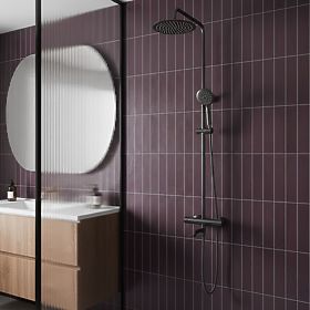 Set de Duș cu Termostat Rea Lungo Titan, Rea