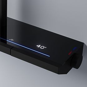 Set de duș cu termostat REA Pedro Negru, Rea