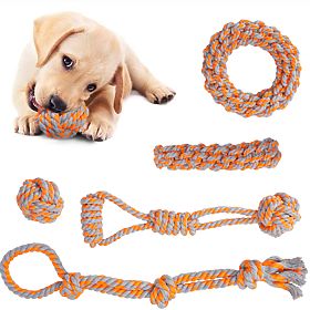 Set de jucării de tras pentru câini SPANKY 5 bucăți