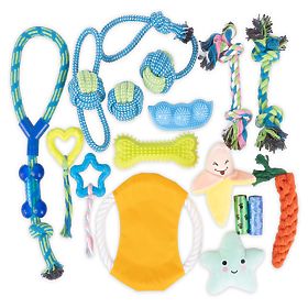 Set de jucării pentru câini FRANKIE 16 piese
