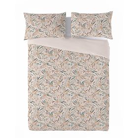 Set de lenjerie LINEN- leaves 220x200 + 2x 70x80, Matex