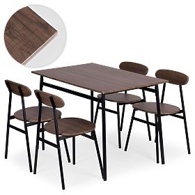 Set de mobilier pentru sufragerie bucătărie masă + 4 scaune OSLO ModernHome, MODERNHOME
