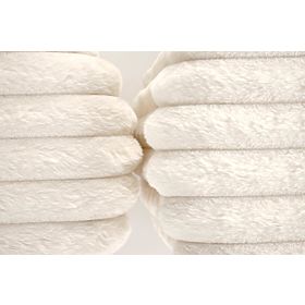 Set FIDO de 2 pufuri, crem / auriu (1p=1set)