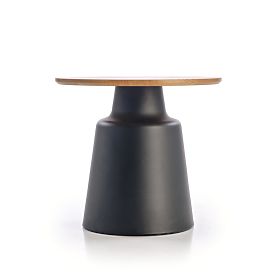 Set MALOMI de 2 bănci, natural/negru (2p=1buc)