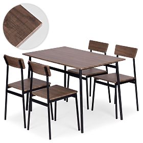 Set mobilier pentru bucătărie masă + 4 scaune MALMO ModernHome, MODERNHOME