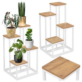 Suport alb pentru flori Mogren Craft