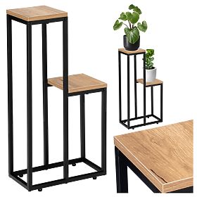 Suport de flori negru HAZEL CRAFT