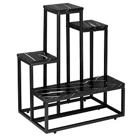 Suport pentru flori ANTIRES marmură neagră