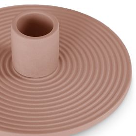 Suport pentru lumânări MORAB culoare roz pudră stil boho pentru interior ameliahome